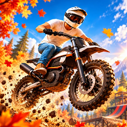 Play Stunt Rider 3D now for epic stunts!