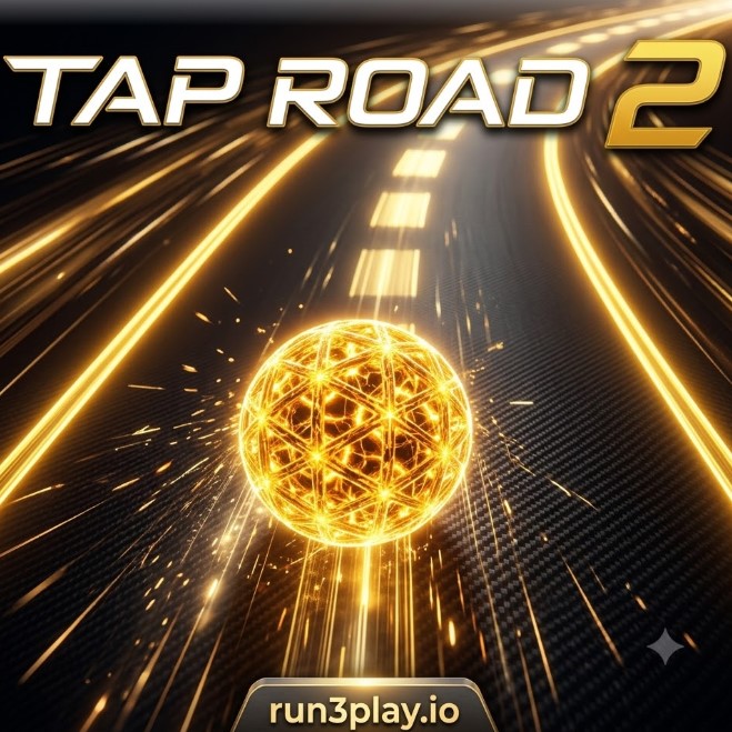 Challenge your reflexes in Tap Road 2! Tap to master the track.
