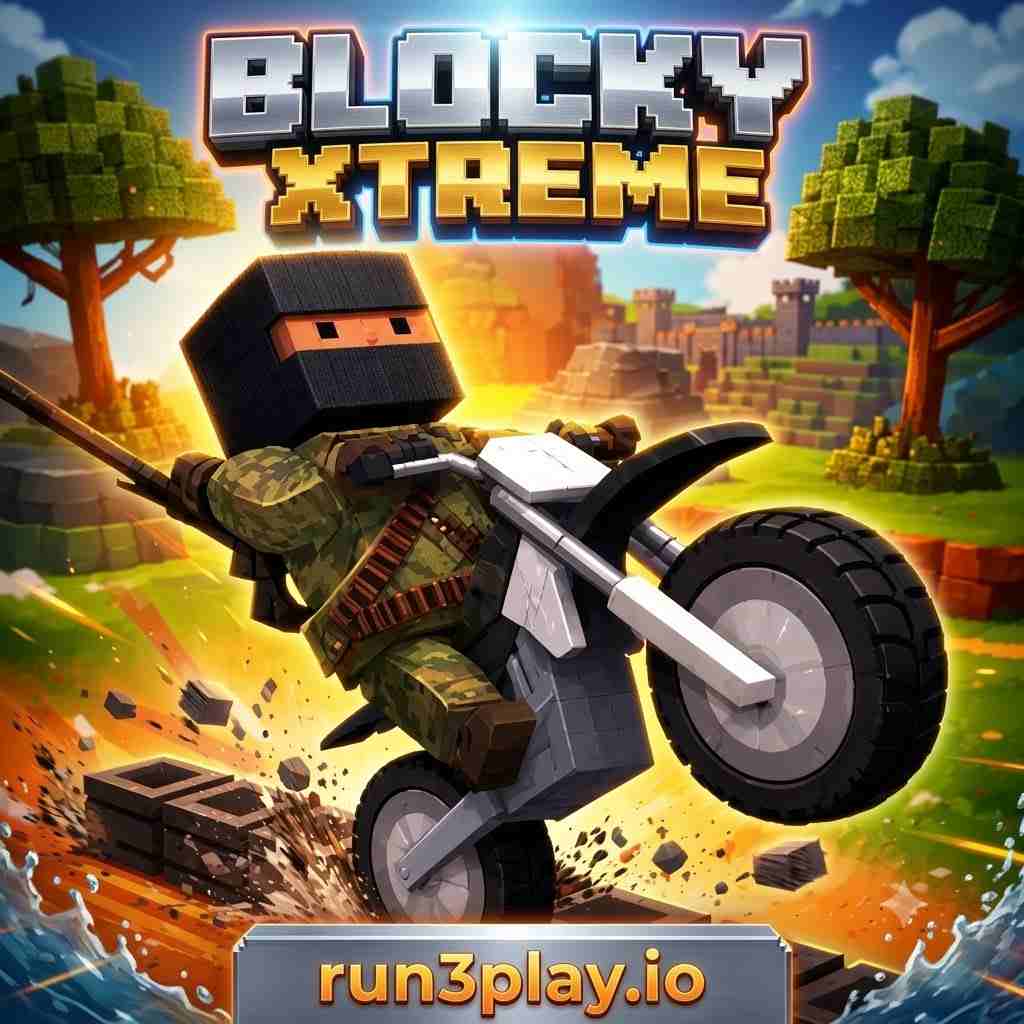 Play Blocky Xtreme now! Explore the ultimate blocky world!