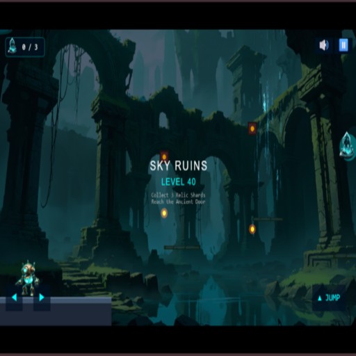 Conquer the glowing darkness in Lumen Ruin Runner! Play now!