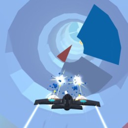 Fly through the tunnel and dodge obstacles in Plane Tunnel!